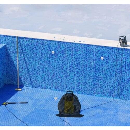 Pump Filter Bag Compact Durable Mesh Pump Barrier Bag Pouch with Drawstring Buckle for Outdoor Swimming Pool Pond 17.7 x X7XA
