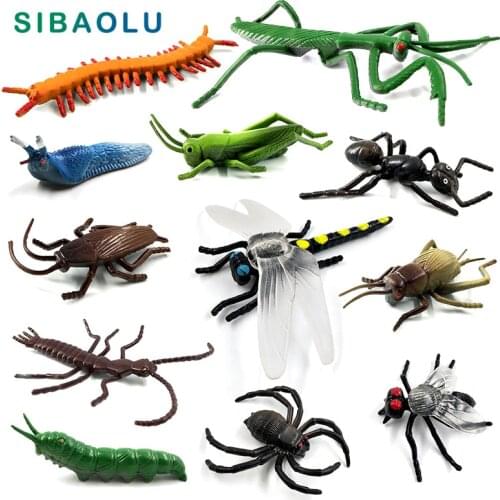 Insect Animal model Dragonfly Spider Ant Mantis fly Diy figurine home decor miniature fairy garden decoration accessories modern