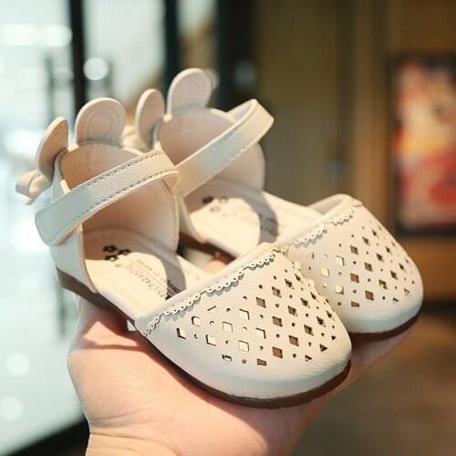 Fashion Bow Kids Beach Sandals For 2021 Toddler Girl Princess Dress Shoes Sports Flat Sandals ChildS Summer Baby Shoe 1-6 Years