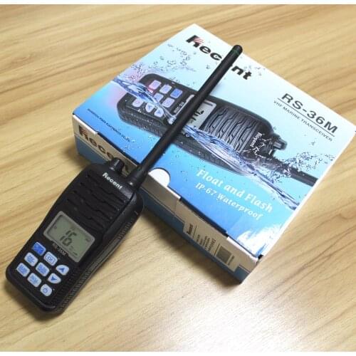 Submersible RS-36M floating boat Vehicle walkie talkies 5W HF transmitter VHF Marine Transceiver waterproof emergency radios