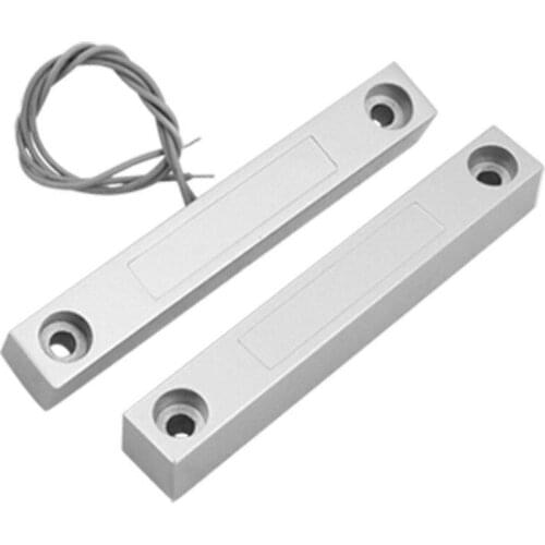 Free Shipping (5 PCS) Wired Plastic Magnet Sensor Door Window Open detector NC Relay output Alarm accessories Chest Lamp switch