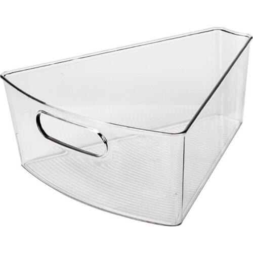 Clear Organizer Bins with Removable Dividers for Snacks Bag Sugar Packets Seasoning Packets Spice Packets Pouches