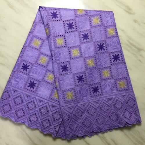 Swiss Lace Fabric 2021 Heavy Beaded Embroidery African Lace Fabrics Cotton Fabric Swiss Voile Dry Lace In Switzerland 5Yards