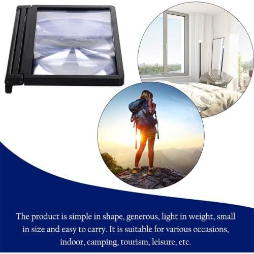 Mobile Phone Screen Magnifier Eyes Protection Display 3D Video Screen Amplifier Folding Enlarged Expand Stand Holder