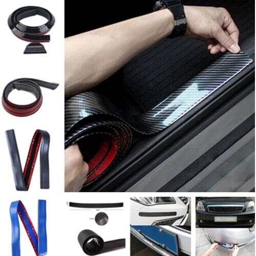 1.5M Car-Styling 5D Carbon Fiber Spoilers Styling DIY Refit Spoiler Car Universal