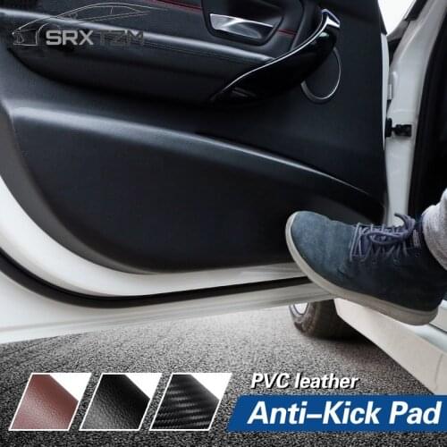 SRXTZM For BMW E90 F30 F34 F10 Car Styling Door Anti Kick Pad Protection Mat Decoration Cover Sticker Trim M Sport Accessories