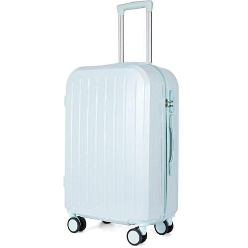Light blue large business trip luggage Lin004-468950