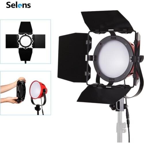 Selens 65W Red Head Dimmable Light 5500K 104 Beads LED Studio Light For Photo Photography Studio Video