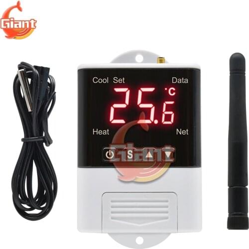 LCD Digital Thermoregulator WIFI Smart Thermostat 110V 220V Temperature Controller Cool Heat Switch For Incubator Tuya Control