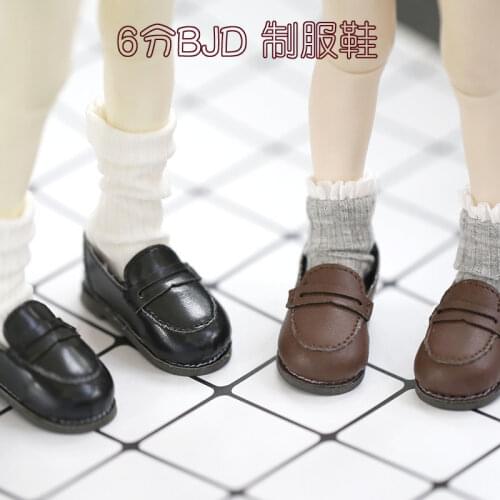 1/6BJD Doll Shoes Student Shoes for Yosd Uniform Shoes 1/6 Doll Accessories