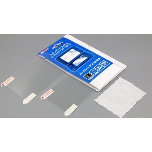 NEW Top Bottom 2 in 1 HD Clear Protective Film Surface Cover for 3DS LL XL LCD Screen Protector Skin screen film