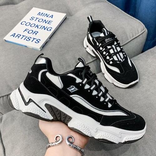 2021 New Mesh Sneakers Men Casual student Shoes Black Men Shoes Autumn Classic Platform Shoes Men Trainers Tenis Masculin