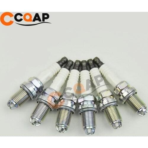4-6pcs/lot 12120037607 BKR6EQUP Spark Plug For BMW M54 M62 E38 E65 E34 E36 E39 E46 Z3 320 528