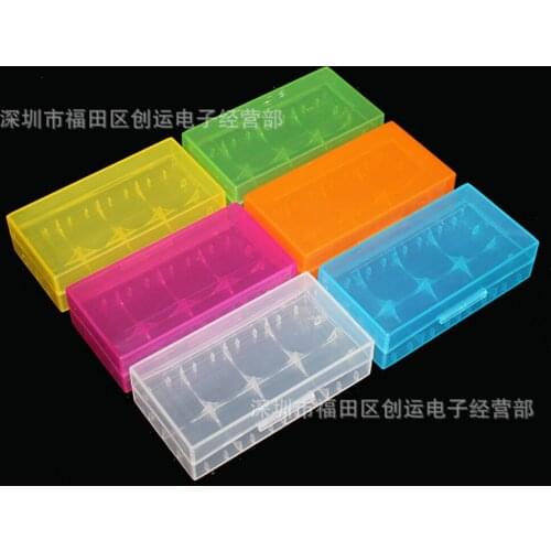 500pcs/lot Battery Case For 2 X 18650 16340 17500 CR123A Battery Holder Case Storage Boxes Wholesale