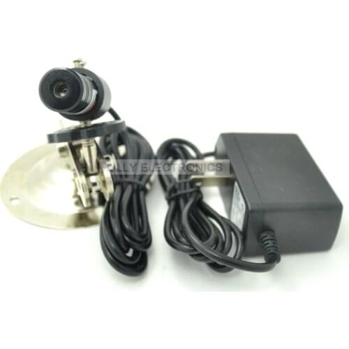 830nm 200mw IR Infrared Focusable Dot LaserModule w/ EU Adapter w/ Mount 16x68mm