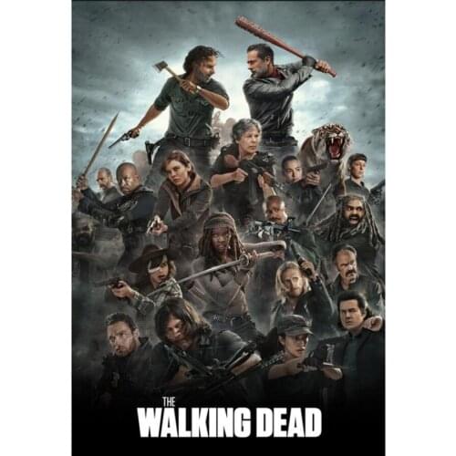 Diamond Painting Full Diamond Movie The Walking Dead Square Diamond Round Diamond Home Decor Wall Mural