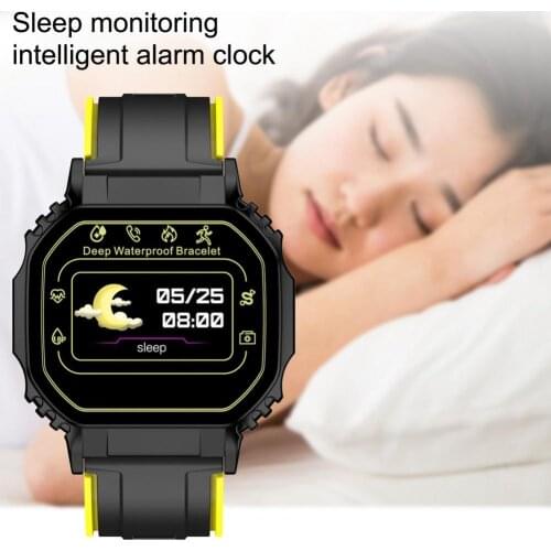 B2 Smart Watch Color Screen Health Monitor IP67 Waterproof 0.96 Inch Fitness Tracker Sport Bracelet for Daily Wear