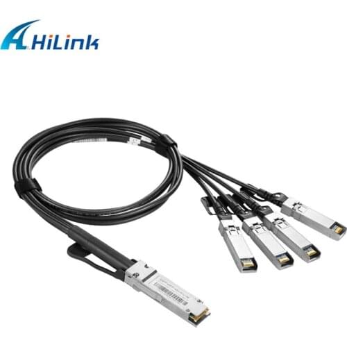 Free Shipping!1M Switch Direct Attach Copper QSFP 40G QSFP to 4 SFP+ Passive QSFP-4SFP10G-CU1M DAC Cable