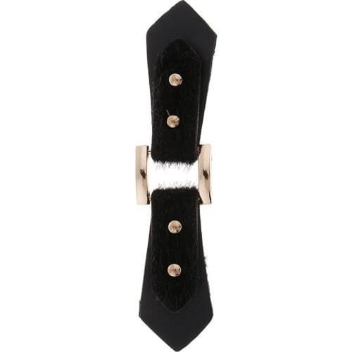 3 Sets Black Leather Toggle Closure Button Coat Jacket Duffle for DIY Sewing Craft