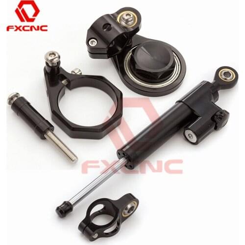 For Suzuki GSXR600 GSXR750 2006-2010 GSXR 1000 2007-2008 CNC Motorcycle Stabilize Steering Damper Bracket Mounting Kit Support