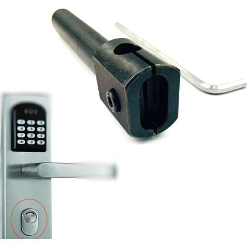 Oval Lock Core Heavy Puller Tool with Wrench,Ellipse Lock Cylinder Remover Tool Set for Professional Locksmith