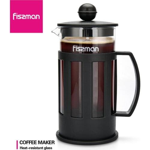 Fissman 350ML Coffee Maker French Press Heat Resistant Glass Kitchen Implements