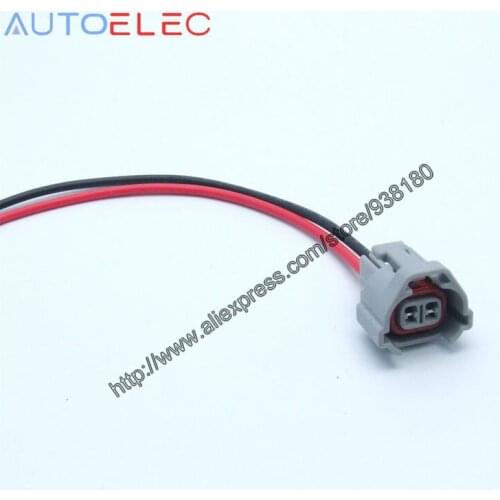 100Pcs NEW DENSO Bottom Slot 'HIGH TAG' Injector plug Connectors with Pigtails for for 1jz 2jz Subaru Nippon Mazda Subarus