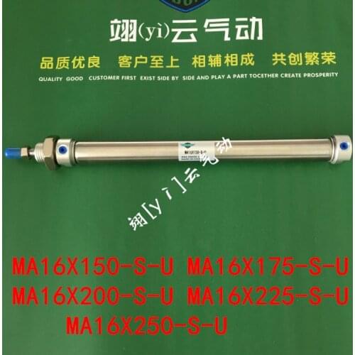 MA16X150-S-UMA16X175-S-UMA16X200-S-U MA16X225-S-U MA16X250-S-U AIRTAC Stainless steel mini-cylinder MA series