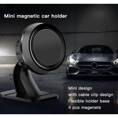 360 Degree Magnetic Car Phone Holder For iPhone 11 Pro Max Magnet Mount Car Holder For Phone in Car Cell Mobile Phone Holder