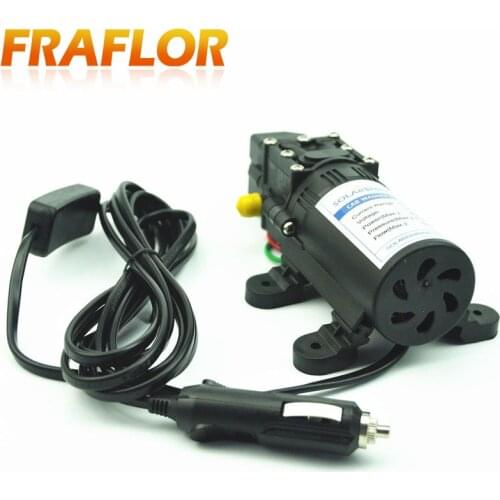 12V 60W High Pressure Cleaning Diaphragm Pump Car Washing Machine Pump Motor With Cable And Cigarette Lighter Connector