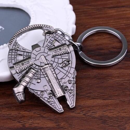 Bottle Opener Keychain Metal Stainless Steel Key rings Collection Figurines Gifts