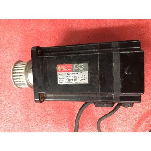 P30B08075DXS00 servo motor, used one , 90% appearance new , test goods , free shipping