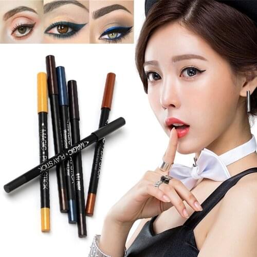 Pearl pen highlight stick 12 color eyeliner pearlescent shadow pen waterproof