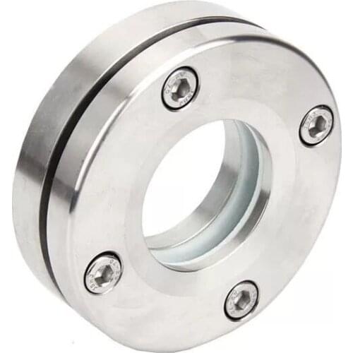 DN50-125 304 stainless steel flat face Flange Sanitary End Cap fits Flange Tri Clamp Ferrule Flange