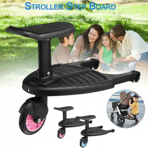 Baby Kids Stroller Step Board Stopping Plate Outdoor Activity Board Stroller Baby Seat Standing Plate Twins Strollers Accessory