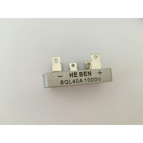 1pcs three-phase rectifier bridge rectifier SQL40A 1000V Metal Case Bridge Rectifier 32*60mm
