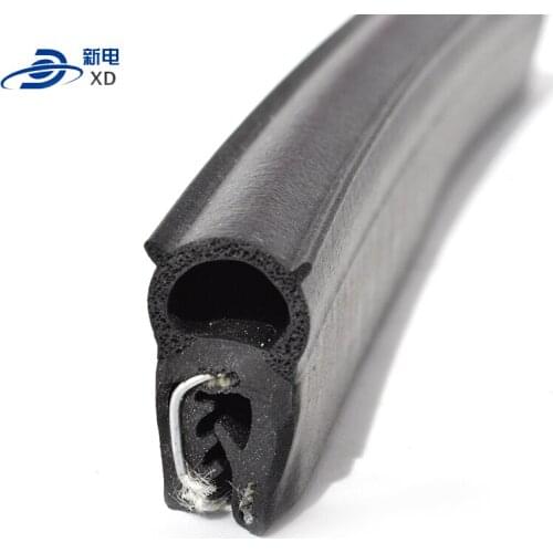 5 Meters Car Door Seal Refrigerator Rubber Coated Metal Strip Truck Door Seal for Auto Car Door Rubber Car Door Seal Protector