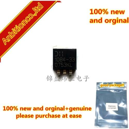10pcs 100% new and orginal AP1084K33G-13 1084-33 TO-263 in stock