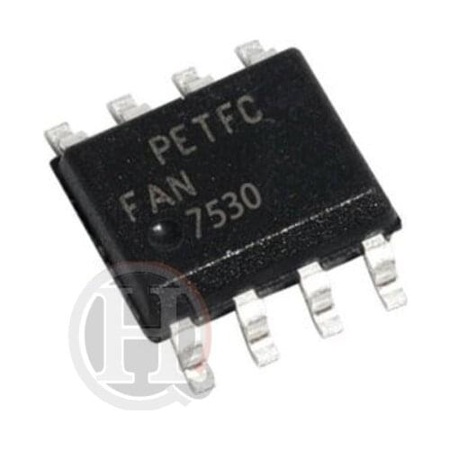 10PCS/Lot FAN7530M FAN7530 7530 FAN7530MX LCD power chip SOP8 SOP-8 SMD Chip Brand New Wholesale