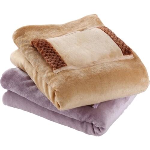 2 Colors Electric Heating Blanket Shawl Hand Shoulder Warm 5V 60x80cm USB Cable for Car Home Office Hand and Knee Warmer