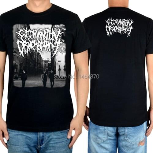 3 designs Extermination dismemberment Rock Brand shirt Cotton Punk fitness Hardrock heavy Dark Metal Camiseta