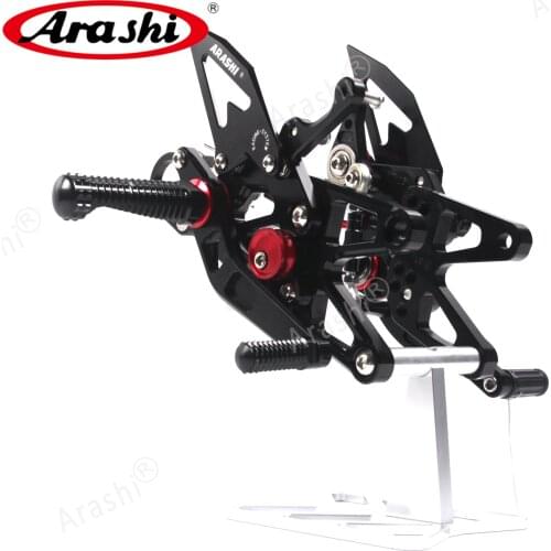 Arashi CNC Adjustable Footrests Rider Foot Pegs Rearset S1000R 2013-2016 For BMW S1000 S 1000 R 2013 2014 2015 2016