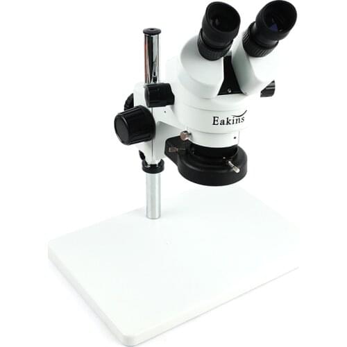 Stereo Binocular Microscope Industrial Microscope 3.5~90X Continuous Zoom With Big Size Metal Stand Adjustable 56 LED Lights