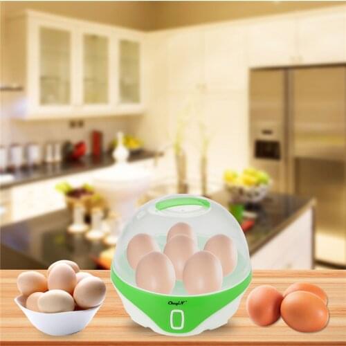 Electric Egg Cooker Auto Power Off Multifunctional Egg Steamer Hard Boiled Poached Scrambled 6 Eggs Capacity