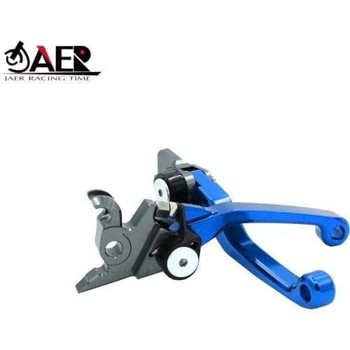 JAER CNC Billet Pivot Foldable Brake Clutch Levers for Kawasaki KLX250 d tracker 1993 1994 1995 1996 1997