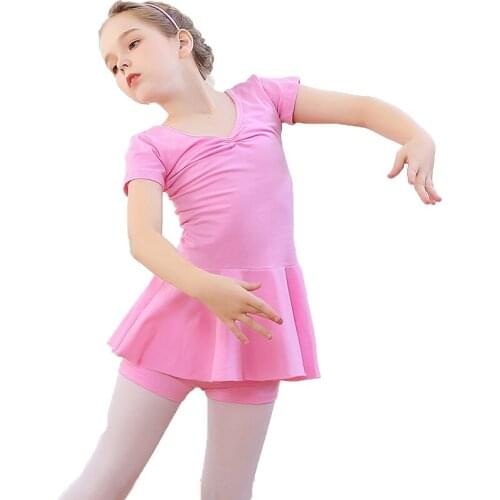 Cotton Girl Ballet Dance Dress Kids Tutu Leotard Children Training Ballerina Dancing Costumes Girl Ballerina Gymnastics