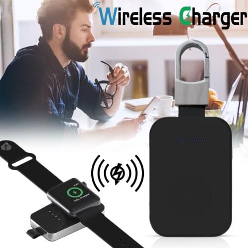Large-capacity Mobile Power Wireless Charging Bracket Portable Apple Watch 1/2/3 Wireless Charger Cell Phone Accessories