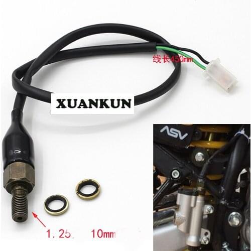 XUANKUN Motorcycle Modified CQR Brake Tubing Brake Taillight Brake Switch
