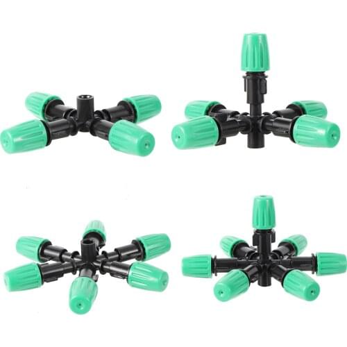 Multi-way Atomization Nozzle kit Garden Irrigation Greenhouse Humidification Park Landscaping Industry Dust Removal Cooling Tool