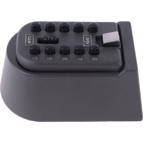 Wall Mount Spare Key Safe Storage Box for Home Family Realtor Waterproof Push Button Code Combination Password Security